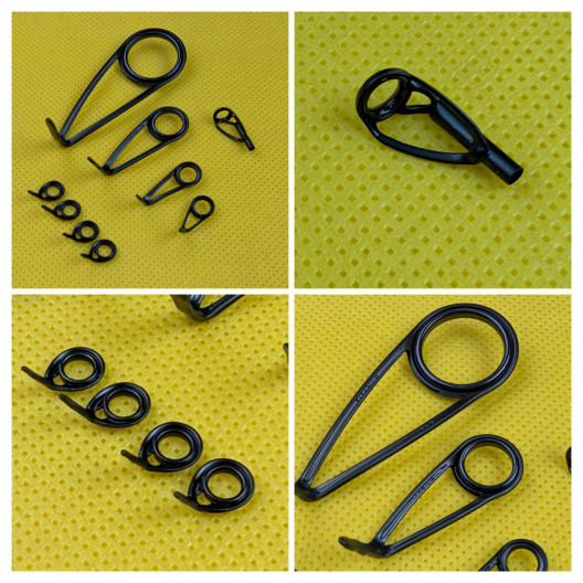 Ring sets for spinning and rods